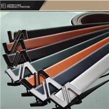 男士皮带牛皮腰带字母平滑扣真皮正品休闲时尚潮韩版双V白色裤带