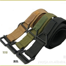 2013批发黑鹰腰带专业户外腰带保安裤带帆布战用登山腰带混批