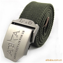批发时尚ARMY帆布腰带复古皮带新款男战术鸟编织休闲腰带裤带