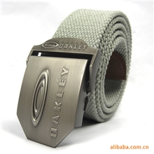 新款腰带批发O记时尚滑扣帆布腰带休闲皮带加厚潮男个性编织带