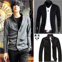 [品质保证]韩版热血高校小西装男休闲西服修身立领小西装男生款