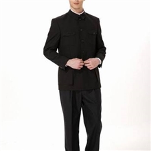 十多年经验质量保证主营广州定做工作服男西装男青年装