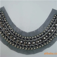 [钉珠厂]时尚服饰配饰领花钉珠花边