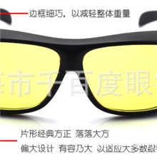 复古偏光夜视镜黄色眼镜微光夜视镜批发