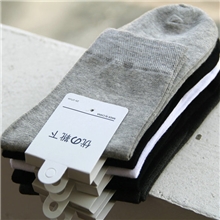 淘宝爆款优の靴下经典全棉无骨低腰薄款纯色男袜子批发0331