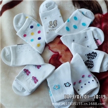 94备货节新款白色卡通中短袜厂家低价促销可供批发零售