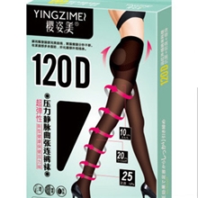 120D防静脉曲张压力裤舒适高端防勾瘦腿袜连裤袜袜子批发丝袜