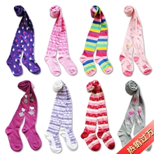 热销尾货亏本处理半价全棉儿童连裤袜批发儿童裤打底裤紧身裤子