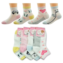 全棉网眼袜子批发春夏季儿童透气型短袜东北棉袜仿手工学生袜