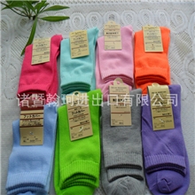 淘宝爆款韩单糖果色春秋女袜厂价批发可选色