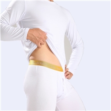 《热销款》薄款男士内衣莫代尔圆领中腰弹力男士内衣套装