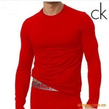 《热销款》男式彩侣克兰/薄款保暖/本命年红色内衣套装