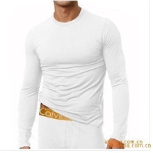 《热销款》薄款内衣套装365金边莱卡棉男士保暖内衣