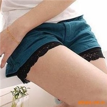 H-2129韩版冰丝蕾丝花边三分裤安全裤短裤热裤防走光打底裤子