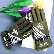 2013男式分指冬季运动骑行防滑保暖保温手套新款58式男大棉手套