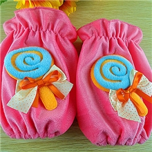 套袖厂家直销新款超柔棒棒糖短款袖套时尚防污耐脏保暖袖套批发