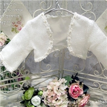 高档儿童小披肩坎肩礼服外套公主裙外套花童披肩