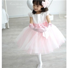 高档最新款儿童婚纱公主裙表演服百天礼服纱裙儿童礼服