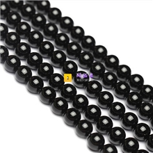 天然黑玛瑙/黑玛瑙散珠串珠圆珠半成品\DIY半成品批发4mm至16mm