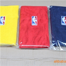 供应篮球用品球迷运动护膝球迷护小腿会标毛巾料护膝/护具