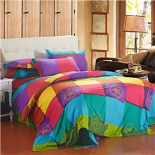 缘自淘活性芦荟棉被套单人双人被罩100%不退色被套特价包邮.