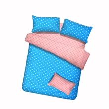 缘自淘波点四件套床上用品床单被套田园公主4件套波点生活