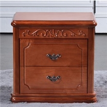 厂家直销实木橡木床头柜序木年华品牌家具13#款板式床头柜