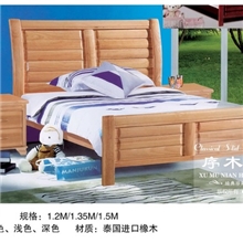 婴儿床实木床序木年华童床宝宝床实木橡木床南康实木家具床批发