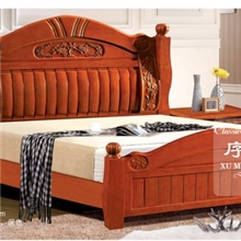 实木家具橡木床1.5米双人床1.8米床卧室套房家具实木系列序木年华