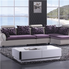 厂家直销布艺沙发转角皮配布客厅组合简约时尚创意沙发佛山家具