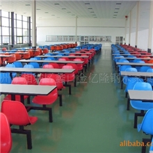 批发快餐桌玻璃钢餐桌食堂餐桌钢木家具餐桌椅厂家直销