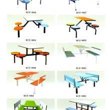 供应学生餐桌课桌椅铁床排椅咖啡厅吧台等钢木
