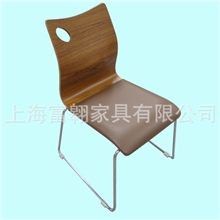 椅子弯曲木家具餐椅椅子新款肯德基铁线椅子