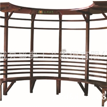 【诚信厂家】订制防腐木凉亭户外休闲亭SD089半圆休闲亭