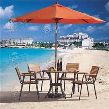 海边桌椅,酒店桌椅,铝木桌椅,咖啡厅用桌椅户外家具