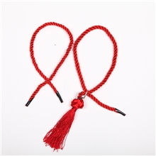 梳苏三股绳厂家直销喜庆流苏手提绳|彩色流苏手提绳多色可选