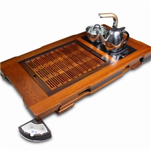 实木茶盘厂花梨木/黑檀木茶盘批发含电磁炉木制茶盘