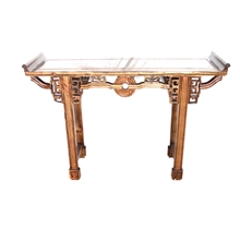 铜钱翘头供桌供神台实木仿古家具佛堂供桌条案批发