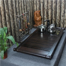 厂家直销黑檀木茶盘四合一茶盘红木茶盘功夫实木茶盘批发特价