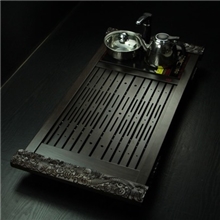 厂家直销黑檀木茶盘四合一茶盘实木茶盘功夫红木茶盘批发