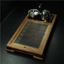 黑檀木茶盘花梨木茶盘四合一电磁炉茶盘实木茶盘批发特价促销