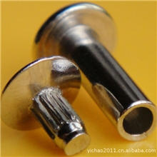 供应铆钉子母铆钉镀镍子母铆钉扁圆头镀镍子母铆钉