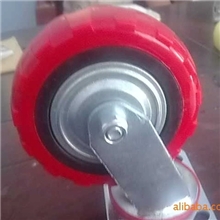 供应5.6.8寸防滑防缠绕聚氨酯脚轮