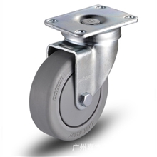 【科顺脚轮】底板型购物车脚轮2.5寸人造胶活动轮子