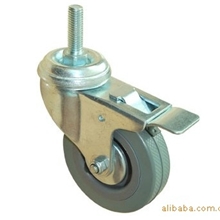 厂家直销优质橡胶轮子，静音pu脚轮，不锈钢尼龙万向轮，保用一年