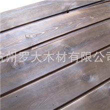 罗明木业-进口樟子松防腐木防滑户外地板碳化木