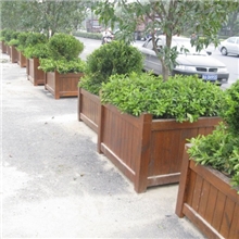 杭州实木花箱花盆木质防腐木花箱树箱多款！厂家直销质优价廉