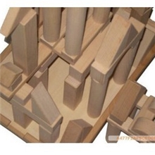 厂家直销木制玩具王子妈妈积木榉木积木原木180粒