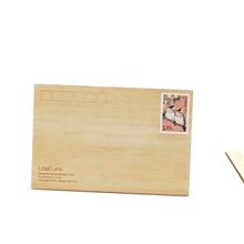 供应竹皮明信片竹板明信片木明信片