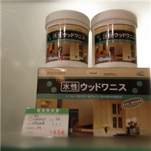 日本朝日和家水性木器白色面漆水性漆木器白漆高硬度白色木器漆